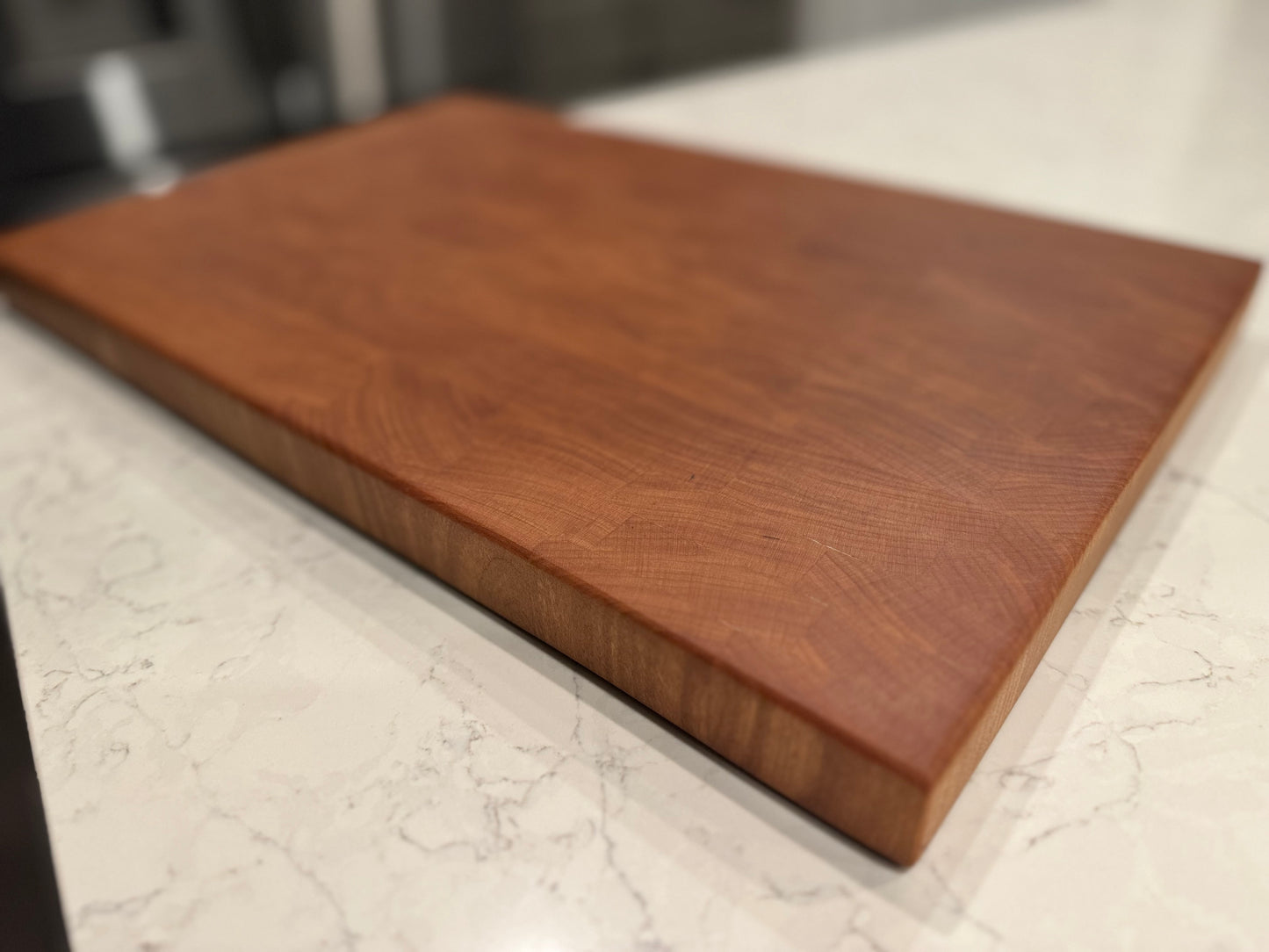 Handcrafted Cherry End Grain Cutting Board